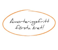 Amorteringsfritt första året