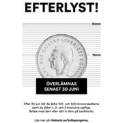 Dags att lämna in dina gamla mynt och sedlar