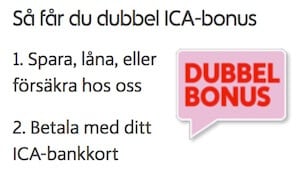 Dubbel ICA bonus