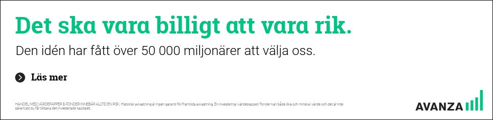 Handla med ETF:er hos Avanza