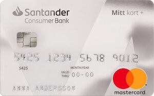 Santander Mitt kort+