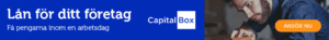 Låna till ditt företag hos CapitalBox